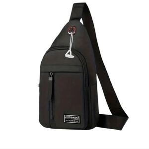 New Crossbody Bag Black unisex bag 11.8in length x6.2 across